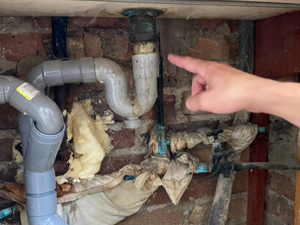 Water damage restoration process in MA